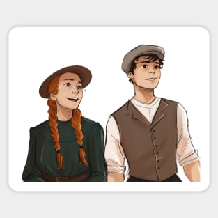 Anne and Gilbert - Anne of Green Gables Sticker